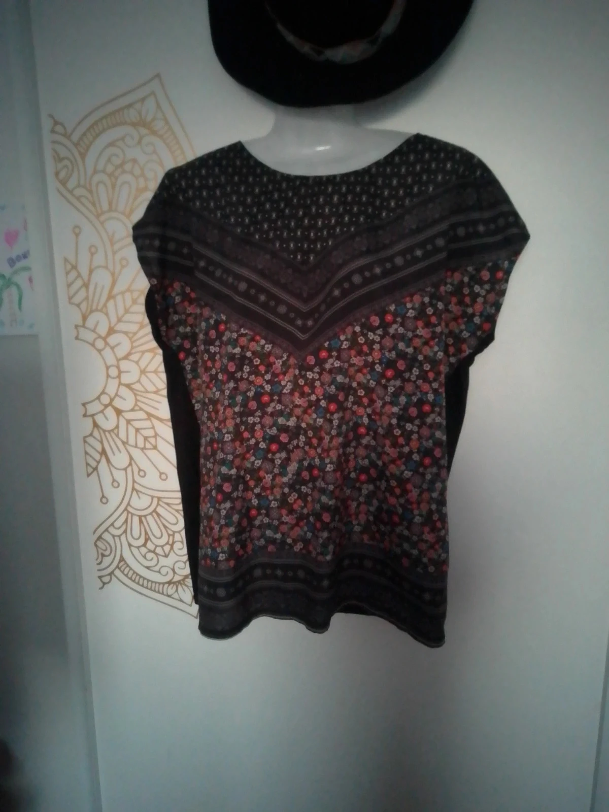 Blouse fleurie Etam xl